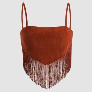 New! with tags- Cider tassel cami top